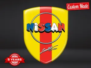 Nissan Sticker 3D Gel Sport Cupola Logo Racing Edizione